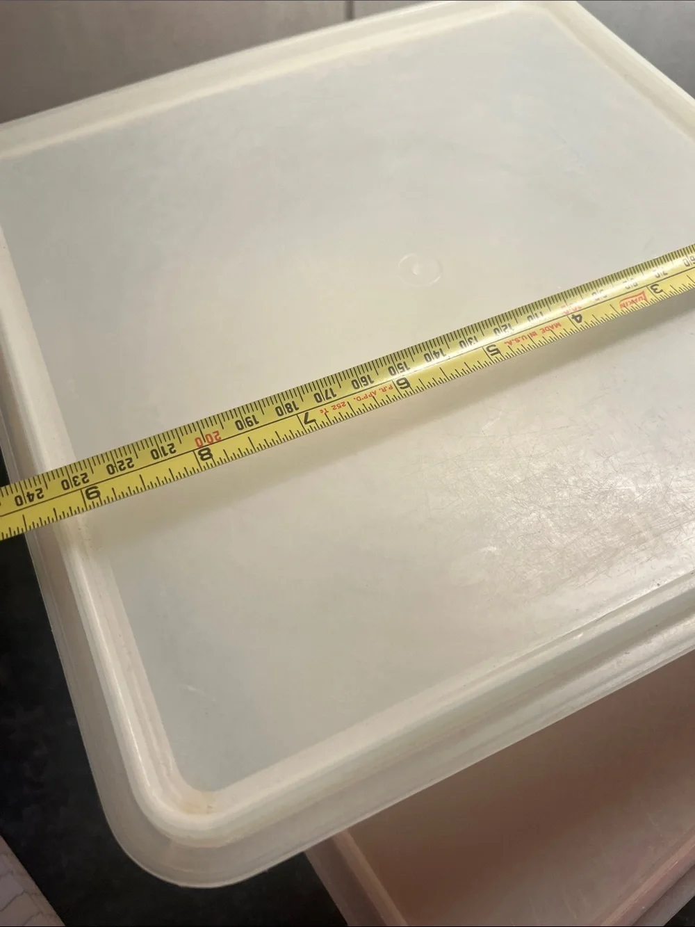 Tupperware white vintage